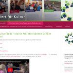 MikroKulturFonds - kleine Projekte können Großes bewirken!