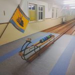 Erneuerung des Fußbodens im Anlaufbereich der Kegelbahn