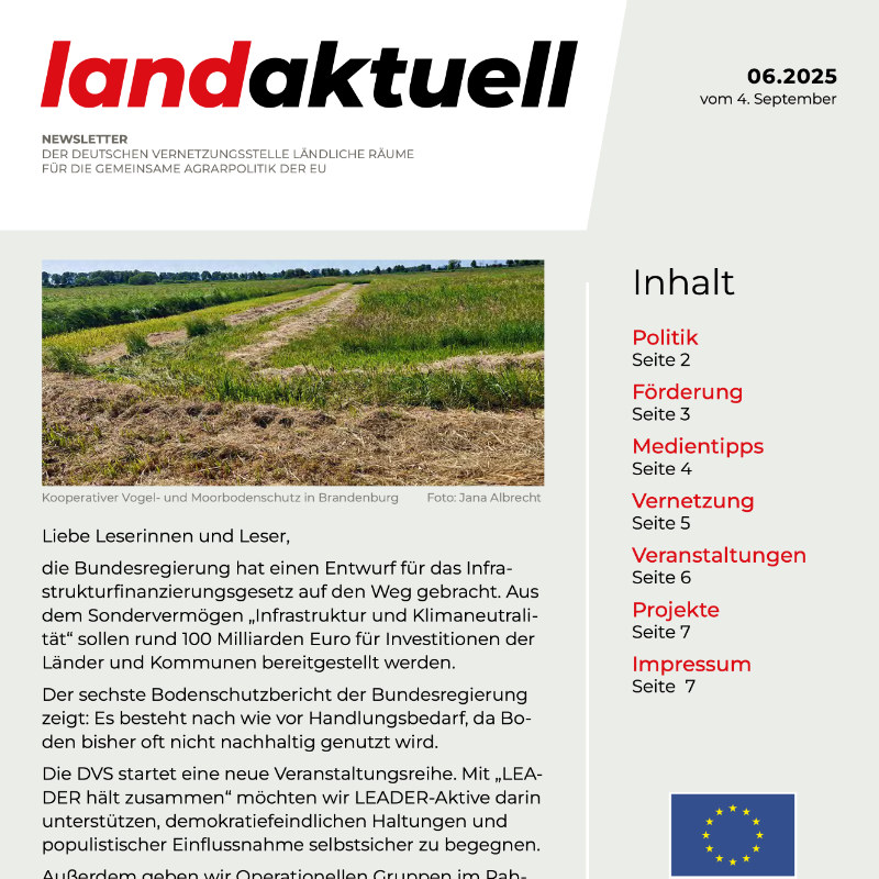 Newsletter Land aktuell (Ausgabe 6/2025)