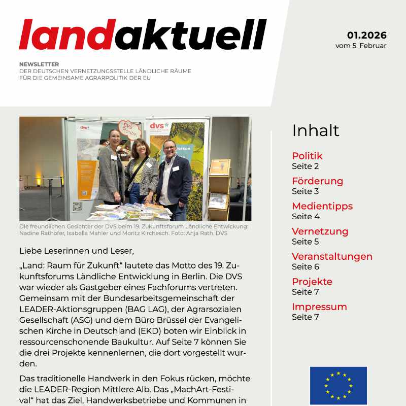 Newsletter Land aktuell (Ausgabe 12/2025)