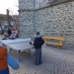 Tischtennisplatte auf dem Kirchplatz Elbingerode