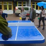 Aktive Einweihung der Tischtennisplatte an der Sekundarschule Ilsenburg