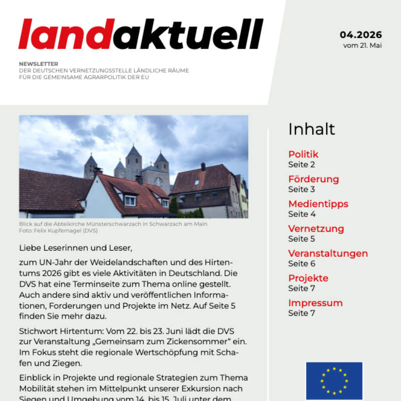 Newsletter Land aktuell (Ausgabe 4/2026)