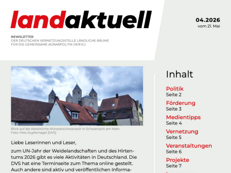 Newsletter Land aktuell (Ausgabe 4/2026)