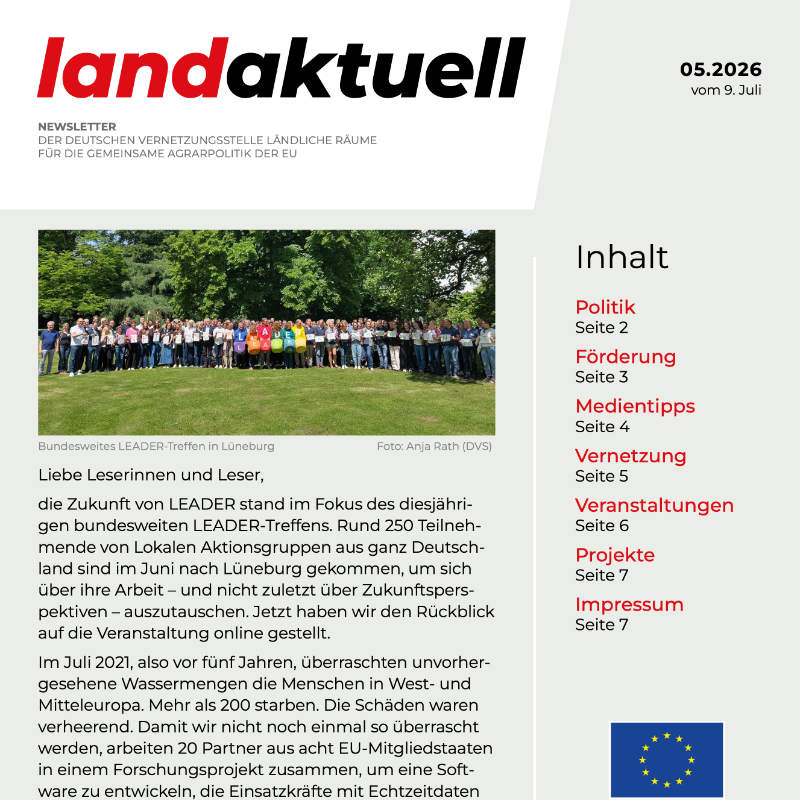 Newsletter Land aktuell (Ausgabe 5/2026)