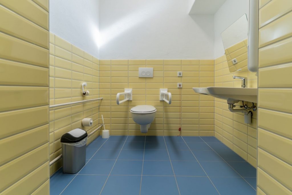 WC-Anlagen im Besucherzentrum Neuvandsburg