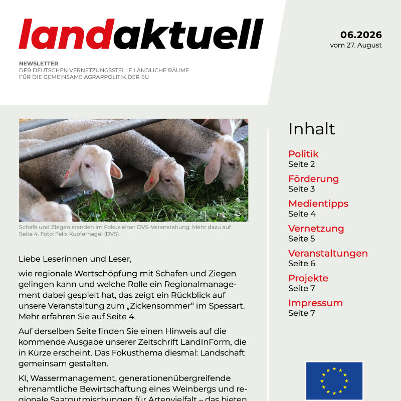 Newsletter Land aktuell (Ausgabe 6/2026)